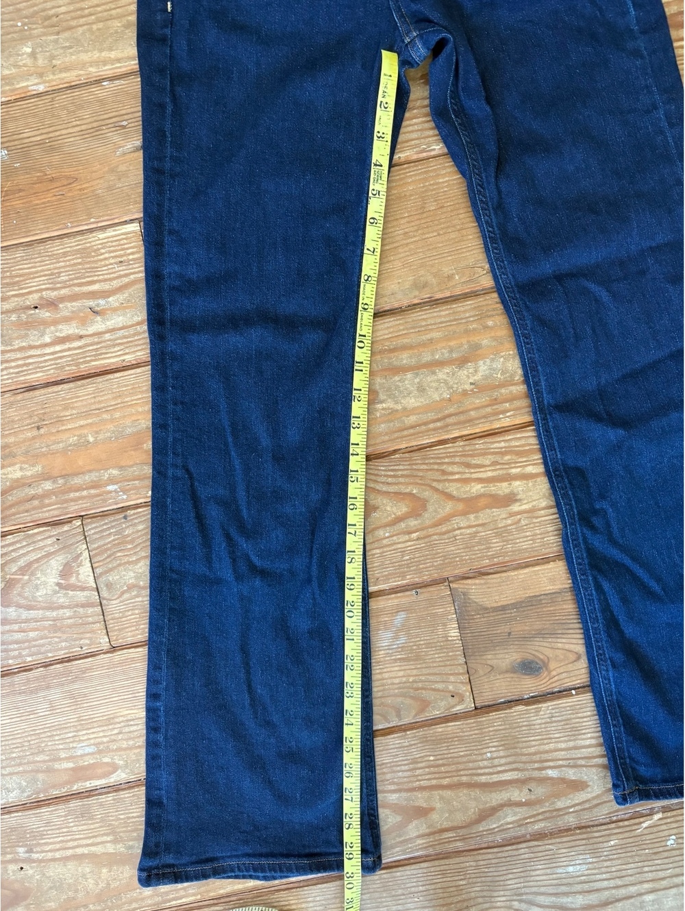 NWOT Citizens of Humanity Genova Bootcut Jeans Dark Wash Cashmere Blend Size 27 - Picture 7 of 9